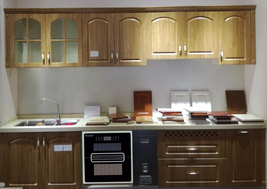 聯潔不銹鋼帶煙機灶具消毒柜水槽龍頭整體廚房