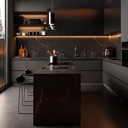 澳洲意式全屋定制整體櫥柜整體廚房不銹鋼定制柜子?具車系統灶臺